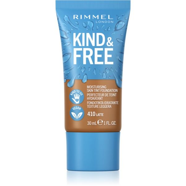 Rimmel Rimmel Kind & Free lahki vlažilni tekoči puder odtenek 410 Latte 30 ml