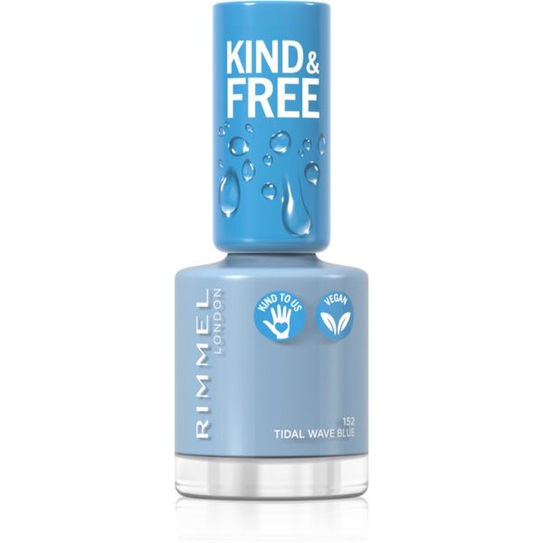 Rimmel Rimmel Kind & Free lak za nohte odtenek 152 Tidal Wave Blue 8 ml