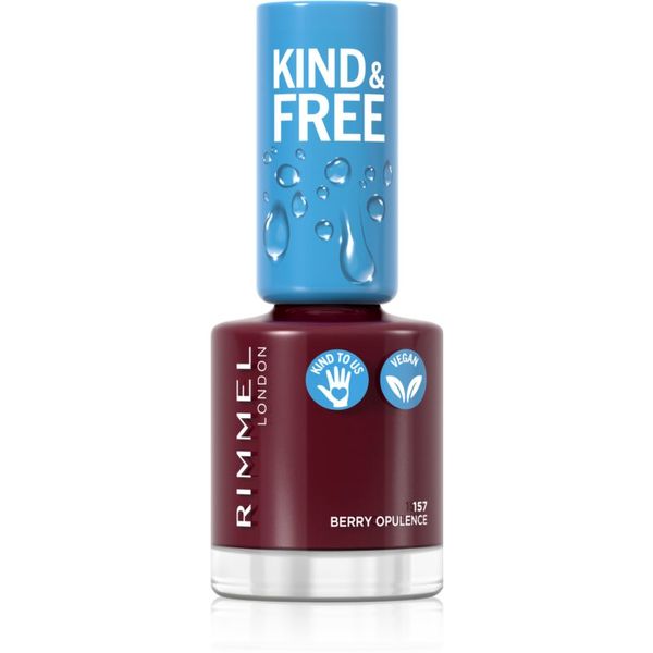 Rimmel Rimmel Kind & Free lak za nohte odtenek 157 Berry Opulence 8 ml
