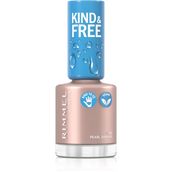 Rimmel Rimmel Kind & Free lak za nohte odtenek 160 Pearl Shimmer 8 ml
