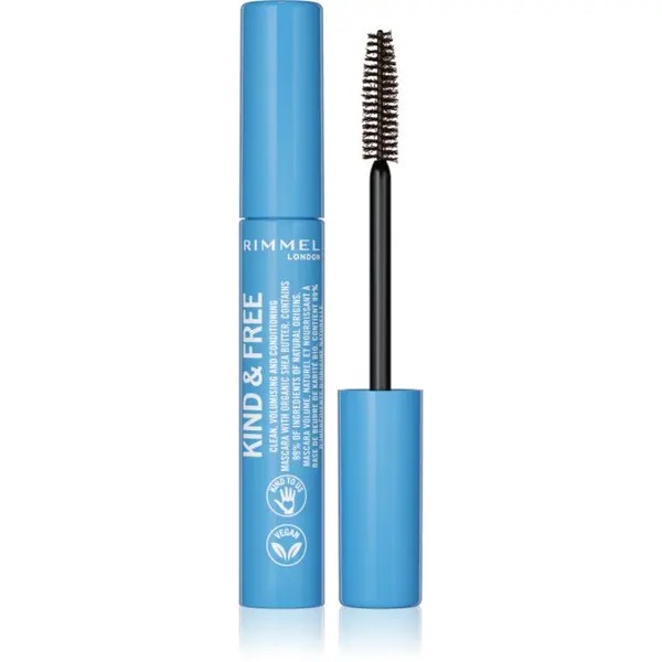 Rimmel Rimmel Kind & Free maskara za volumen in podaljšanje trepalnic odtenek 002 Brown Black 7 ml