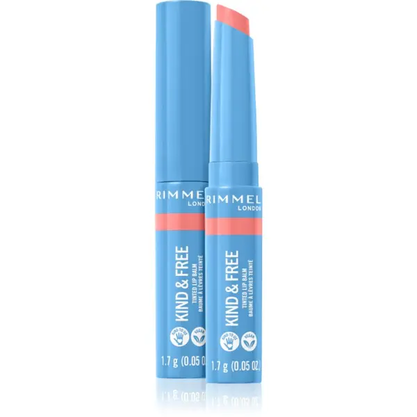 Rimmel Rimmel Kind & Free tonirani balzam za ustnice odtenek 004 Hibiscus Blaze 1,7 g