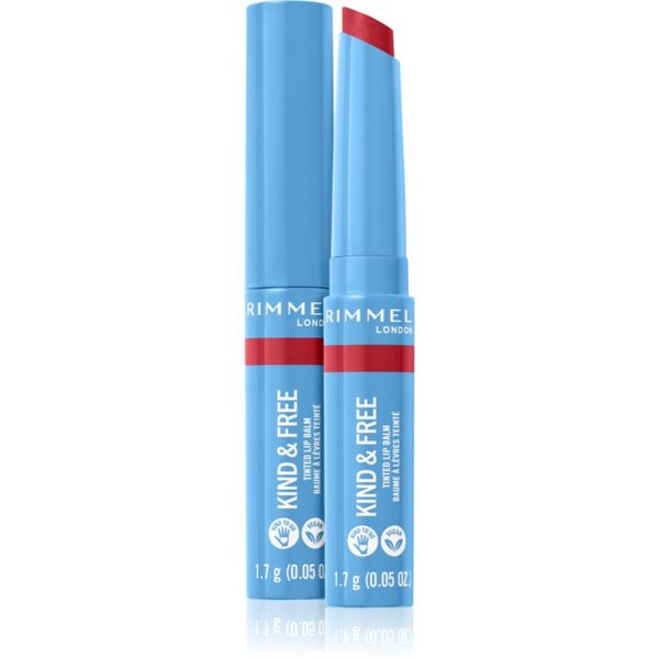 Rimmel Rimmel Kind & Free tonirani balzam za ustnice odtenek 005 Turbo Red 1,7 g