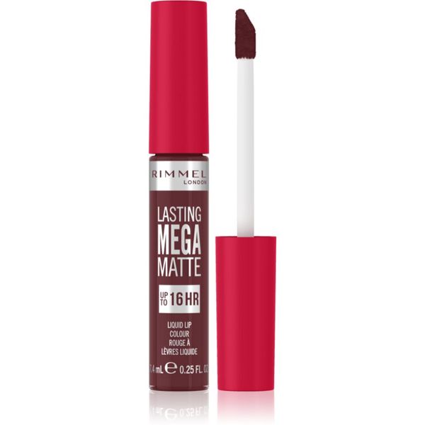 Rimmel Rimmel Lasting Mega Matte lahka tekoča mat šminka 16 ur odtenek Plum This Show 7,4 ml