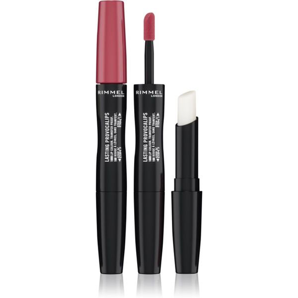 Rimmel Rimmel Lasting Provocalips Double Ended dolgoobstojna šminka odtenek 210 Pinkcase Of Emergency 3,5 g