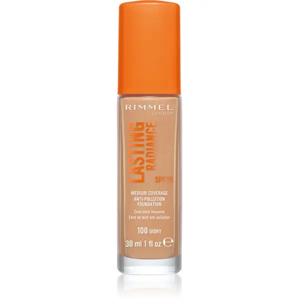 Rimmel Rimmel Lasting Radiance posvetlitvena podlaga SPF 25 odtenek 100 Ivory 30 ml