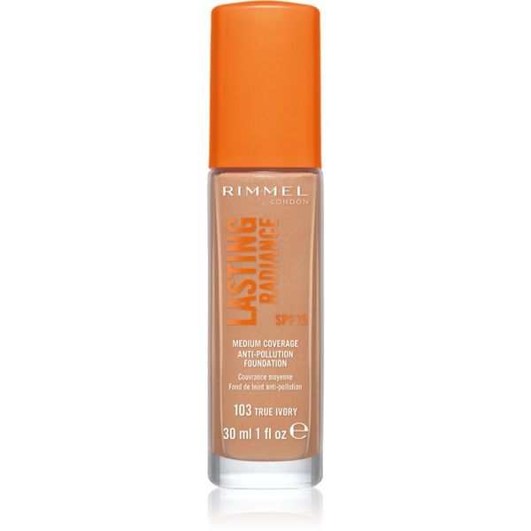 Rimmel Rimmel Lasting Radiance posvetlitvena podlaga SPF 25 odtenek 103 True Ivory 30 ml