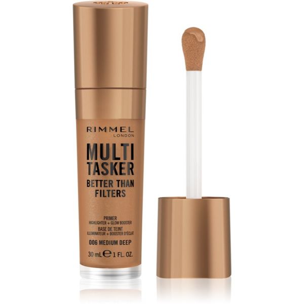 Rimmel Rimmel Multi-Tasker Better Than Filters posvetlitvena podlaga za poenotenje tona kože odtenek 006 Medium Deep 30 ml