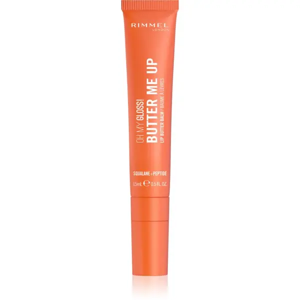 Rimmel Rimmel Oh My Gloss! Butter Me Up vlažilni balzam za ustnice odtenek 005 Coral Breeze 15 ml