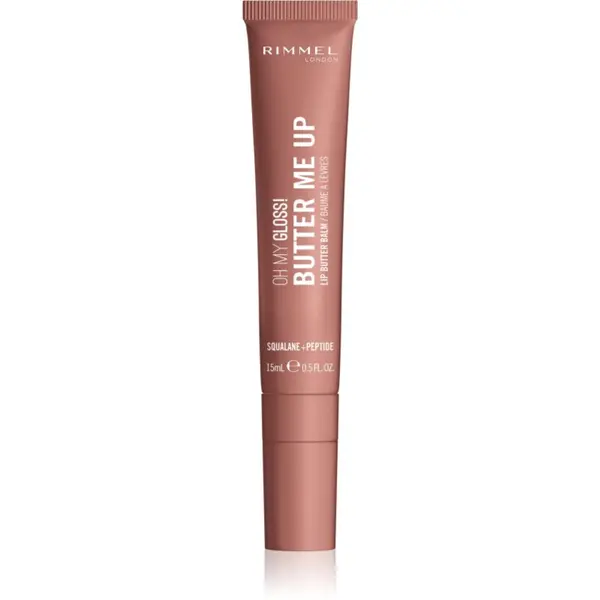 Rimmel Rimmel Oh My Gloss! Butter Me Up vlažilni balzam za ustnice odtenek 008 Pumpkin Spice 15 ml