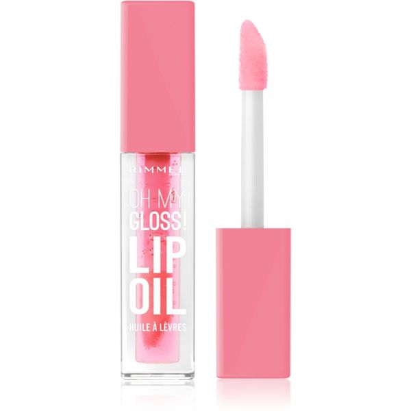 Rimmel Rimmel Oh My Gloss! Lip Oil olje za ustnice z vlažilnim učinkom odtenek 001 Pink Flush 4,5 ml