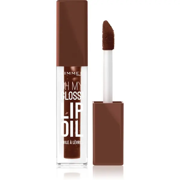 Rimmel Rimmel Oh My Gloss! Lip Oil olje za ustnice z vlažilnim učinkom odtenek 010 Cappuccino Deep 4.5 ml