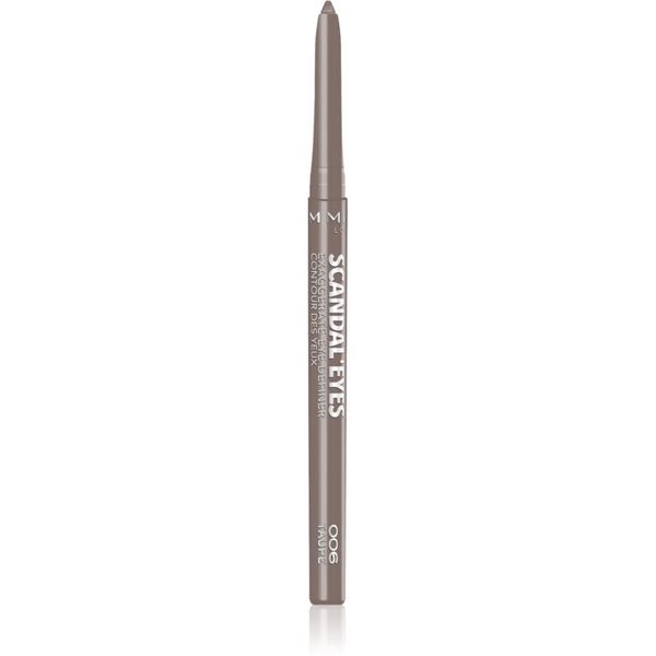 Rimmel Rimmel ScandalEyes Exaggerate samodejni svinčnik za oči odtenek 006 Taupe 0,35 g