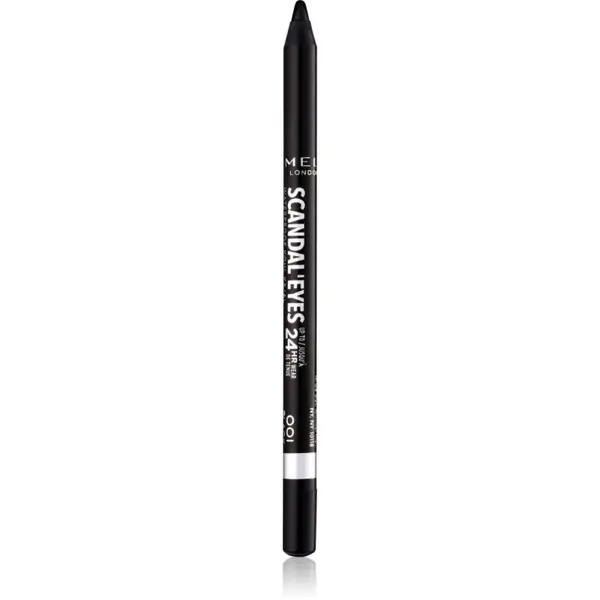 Rimmel Rimmel Scandal'Eyes Khôl Kajal vodoodporni svinčnik za oči odtenek 001 Black 1.3 g