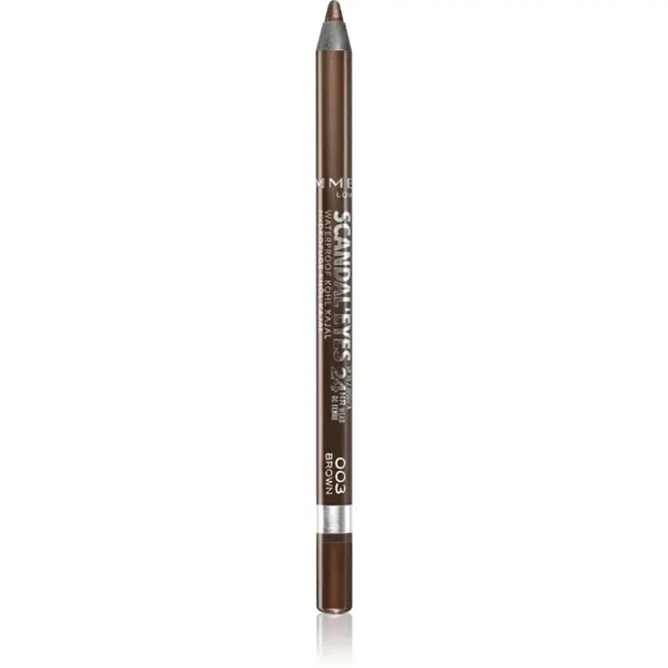Rimmel Rimmel Scandal'Eyes Khôl Kajal vodoodporni svinčnik za oči odtenek 003 Brown 1.3 g