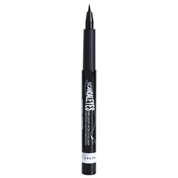 Rimmel Rimmel ScandalEyes Micro tekoče črtalo za oči vodoodporno odtenek 001 Black 1.1 ml