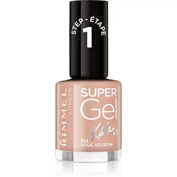 Rimmel Rimmel Super Gel By Kate gel lak za nohte brez uporabe UV/LED lučke odtenek 012 Soul Session 12 ml