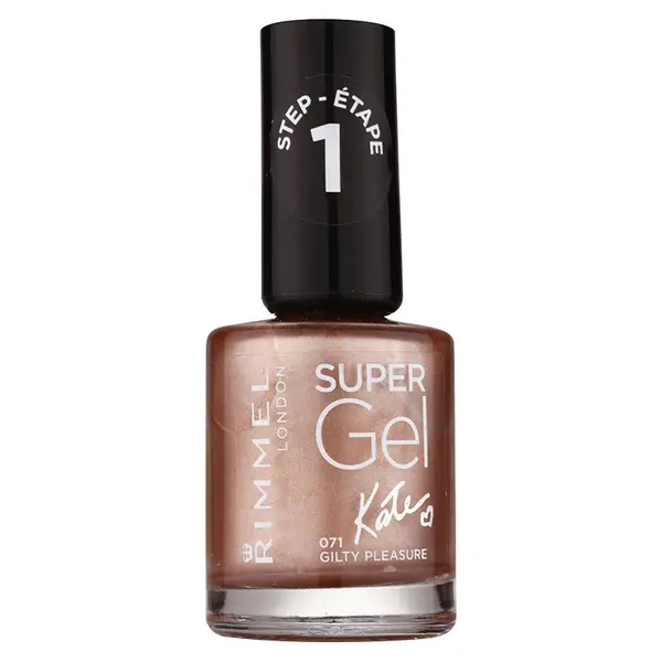 Rimmel Rimmel Super Gel By Kate gel lak za nohte brez uporabe UV/LED lučke odtenek 071 Gilty Pleasure 12 ml