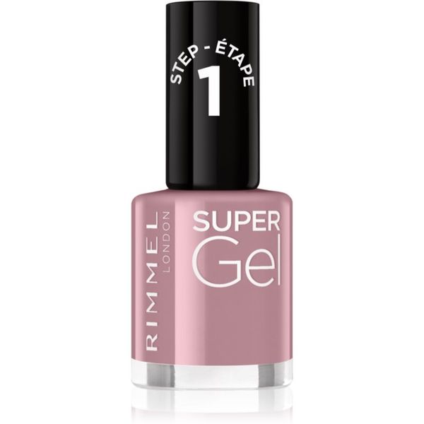 Rimmel Rimmel Super Gel gel lak za nohte brez uporabe UV/LED lučke odtenek 023 Grape Sorbet 12 ml