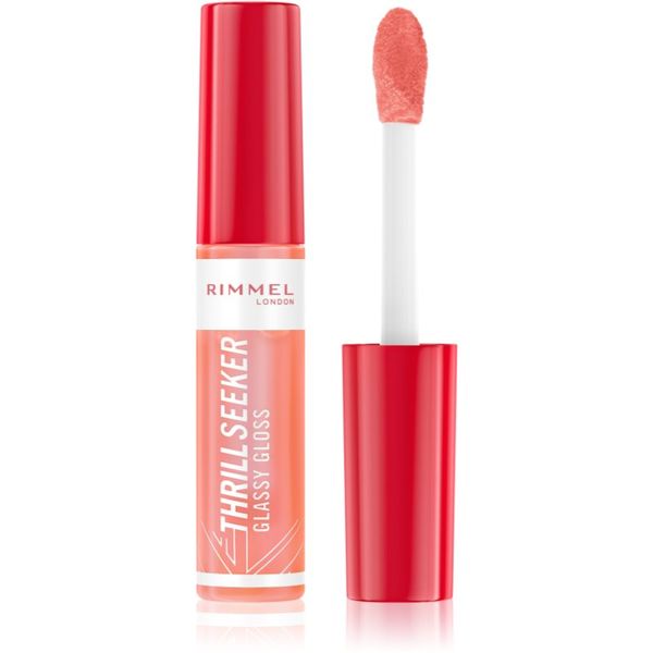 Rimmel Rimmel Thrill Seeker Glassy Gloss sijaj za ustnice za večji volumen odtenek 250 Peachy Vibes 10 ml