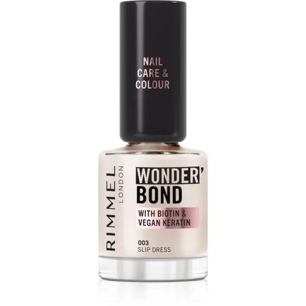 Rimmel Rimmel Wonder'Bond lak za nohte odtenek 003 Slip Dress 12 ml
