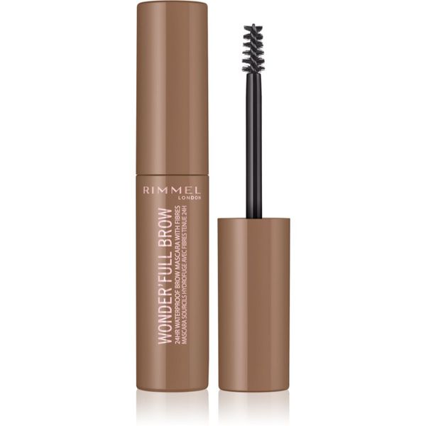 Rimmel Rimmel Wonder'Full Brow maskara za obrvi vodoodporna odtenek 001 Light 4.5 ml