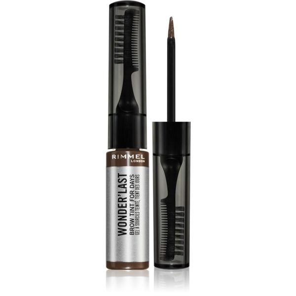 Rimmel Rimmel Wonder'Last semi-permanentna gelasta barva za obrvi odtenek 003 Medium Brown 4,5 ml