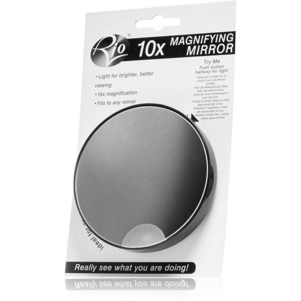 RIO RIO 10x Magnifying Mirror povečevalno ogledalo s priseski 1 kos