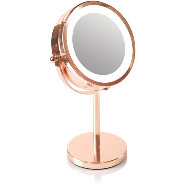 RIO RIO Rose gold mirror kozmetično ogledalce z osvetlitvijo 1 kos