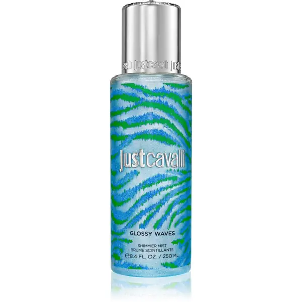 Roberto Cavalli Roberto Cavalli Just Cavalli Glossy Waves posvetlitvena meglica za telo za ženske 250 ml