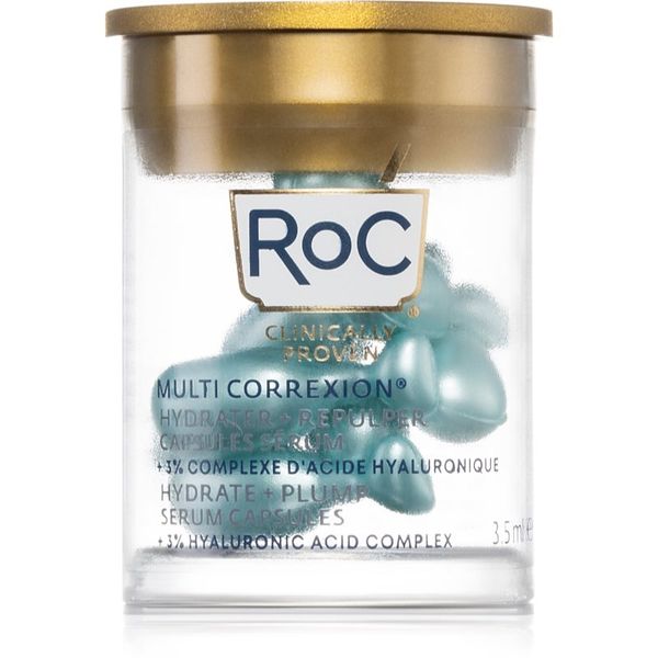 RoC RoC Multi Correxion Hydrate & Plump vlažilni serum v kapsulah 10 kos