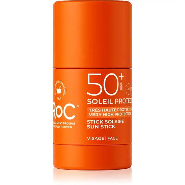 RoC RoC Soleil Protect Sun Stick zaščitna paličica za občutljive predele kože SPF 50+ 15 g