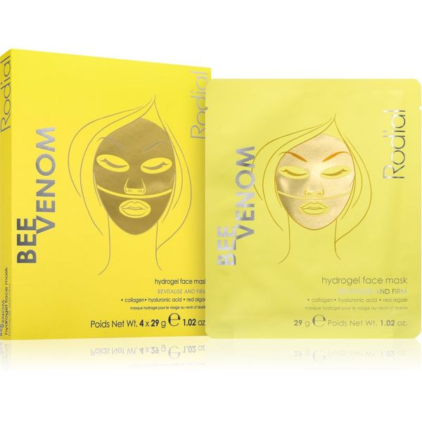 Rodial Rodial Bee Venom Hydrogel Face Mask sprostitvena hidrogelna maska 4x29 g