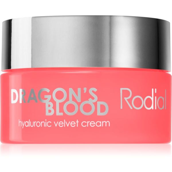 Rodial Rodial Dragon's Blood Hyaluronic Velvet Cream vlažilna krema za obraz s hialuronsko kislino 10 ml