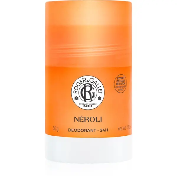 Roger & Gallet Roger & Gallet Néroli trdi deodorant brez aluminijevih soli za 24 urno zaščito uniseks 50 g