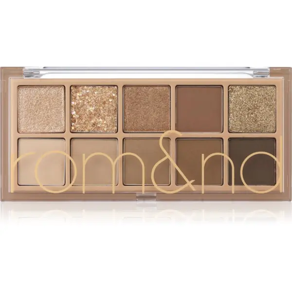 rom&nd rom&nd Better Than Palette paleta senčil za oči za popoln videz odtenek 02 Mahogany Garden 7.5 g