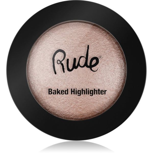 Rude Cosmetics Rude Cosmetics Baked Highlighter kompaktni pudrasti osvetljevalec odtenek All Eyes On Me 7 g