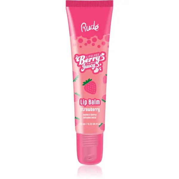 Rude Cosmetics Rude Cosmetics Berry Juicy vlažilni balzam za ustnice odtenek Strawberry 10 ml