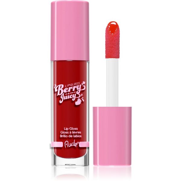 Rude Cosmetics Rude Cosmetics Berry Juicy vlažilni sijaj za ustnice odtenek Coral Kiss 4 g