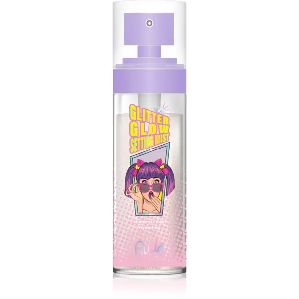 Rude Cosmetics Rude Cosmetics Glitter Glow pršilo za fiksiranje make-upa z bleščicami 60 ml