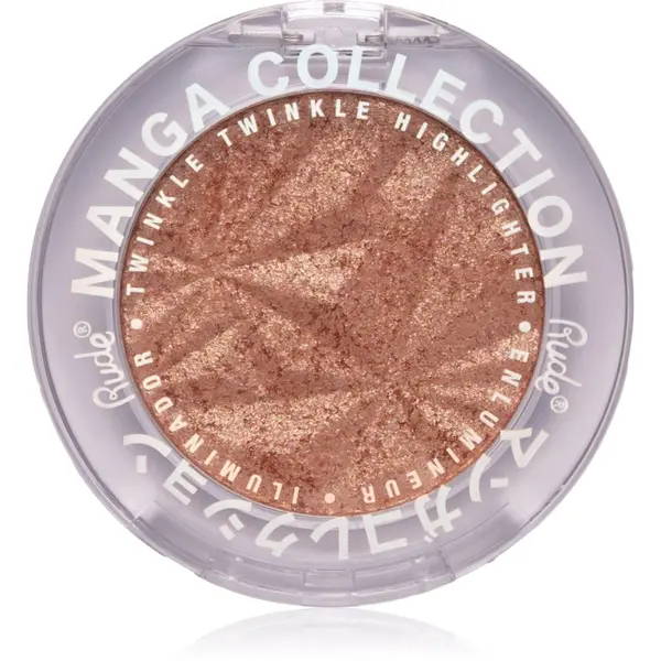 Rude Cosmetics Rude Cosmetics Manga Collection Twinkle Twinkle Highlighter kompaktni pudrasti osvetljevalec odtenek Rudeko's Dragon 4 g