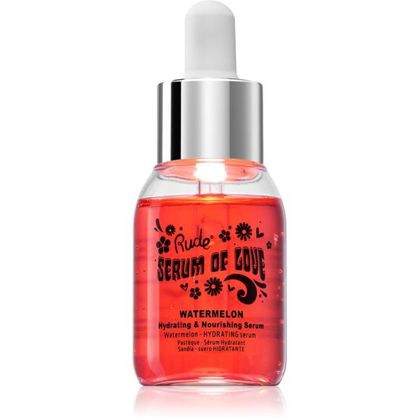 Rude Cosmetics Rude Cosmetics Serum of Love Watermelon hranilni in vlažilni serum 30 ml