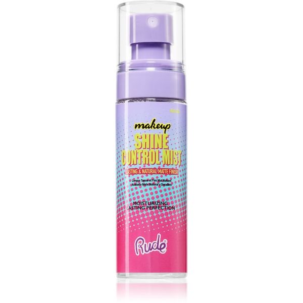 Rude Cosmetics Rude Cosmetics Shine Control Mist fiksacijsko pršilo za kontrolo sijaja 60 ml