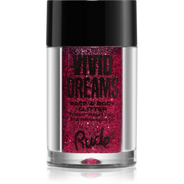 Rude Cosmetics Rude Cosmetics Vivid Dreams bleščice za obraz in telo odtenek Laughing Dandelions 2.7 g