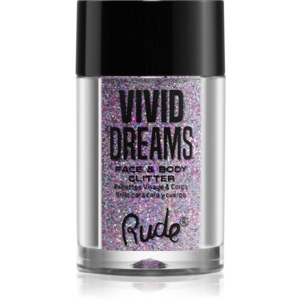 Rude Cosmetics Rude Cosmetics Vivid Dreams bleščice za obraz in telo odtenek Multiverse 2.7 g