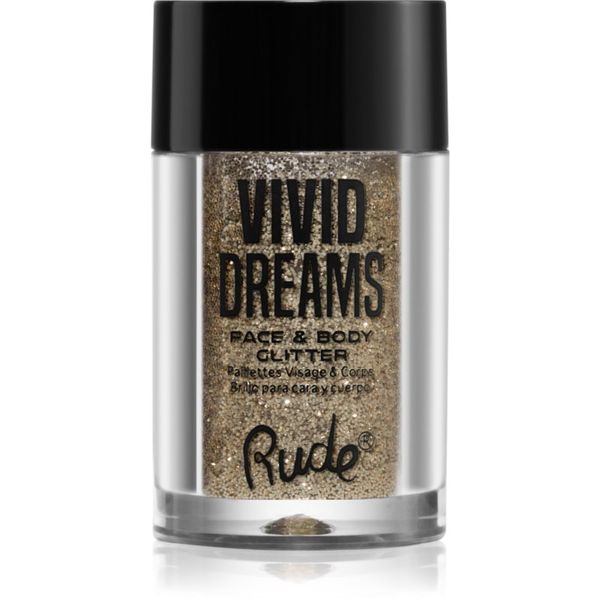 Rude Cosmetics Rude Cosmetics Vivid Dreams bleščice za obraz in telo odtenek Visionary 2.7 g