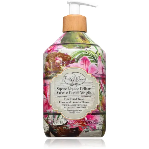 Rudy - Le Maioliche Rudy - Le Maioliche Cocco e Fiori di Vaniglia tekoče milo za roke 500 ml