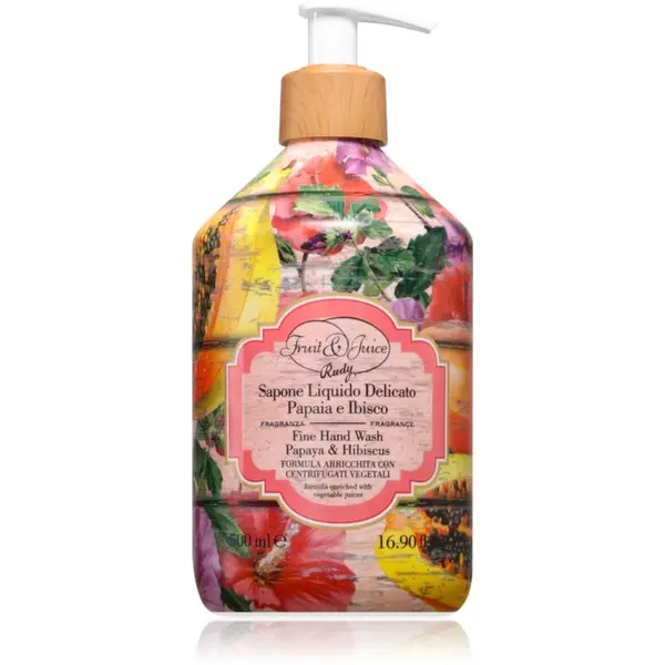 Rudy - Le Maioliche Rudy - Le Maioliche Papaya & Ibisco Fine tekoče milo 500 ml