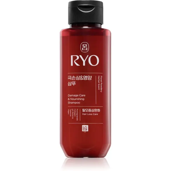 RYO RYO Damage Care & Nourishing Shampoo intenzivno regeneracijski šampon za poškodovane lase 180 ml