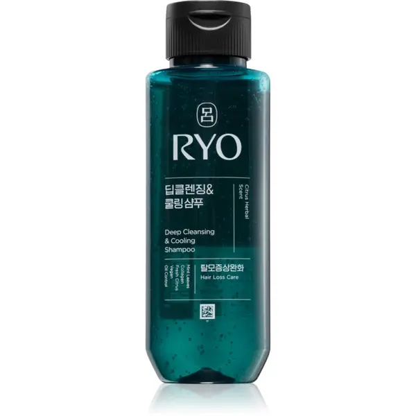 RYO RYO Deep Cleansing & Cooling Shampoo globinsko čistilni šampon s hladilnim učinkom 180 ml